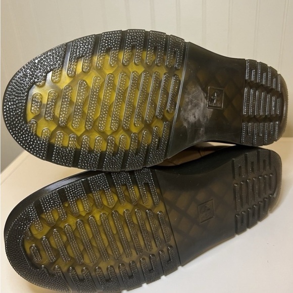 New Doc Dr Martens Airwair Zavala Smooth Leather Tan Boots Mens 6 Womens 7 Shoes - Picture 8 of 9